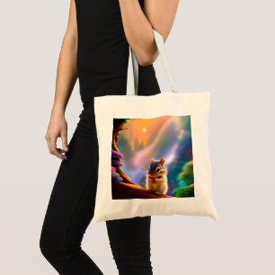 Baby Chipmunk Tote Bag