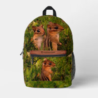 Baby Chipmunks Animal Art Personalised