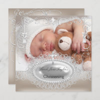 Baby Christening Baptism Girl Boy Silver Cross
