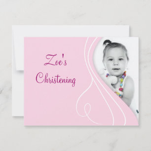BABY CHRISTENING INVITATION