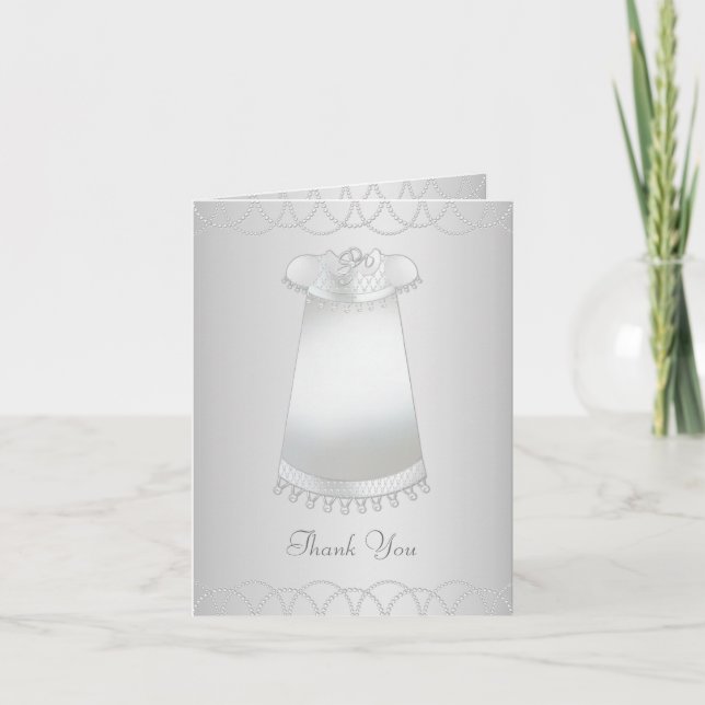Baby Christening Thank You Cards (Front)