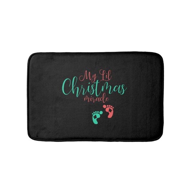 Baby Christmas kid gift Bath Mat (Front)
