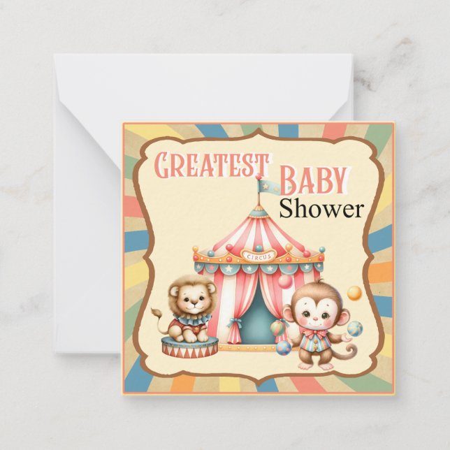 Baby Circus Card (Front)