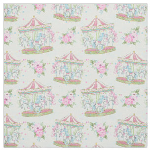 Baby Circus Carousel Pony Fabric