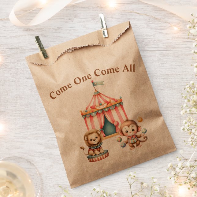 Baby Circus Favour Bags (Clipped)