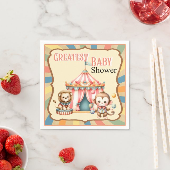 Baby Circus Napkin (Insitu)
