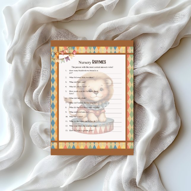 Baby Circus_ Nursery Rhymes Custom Letterhead (Creator Uploaded)