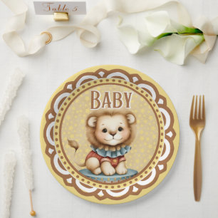 Baby Circus Paper Plate