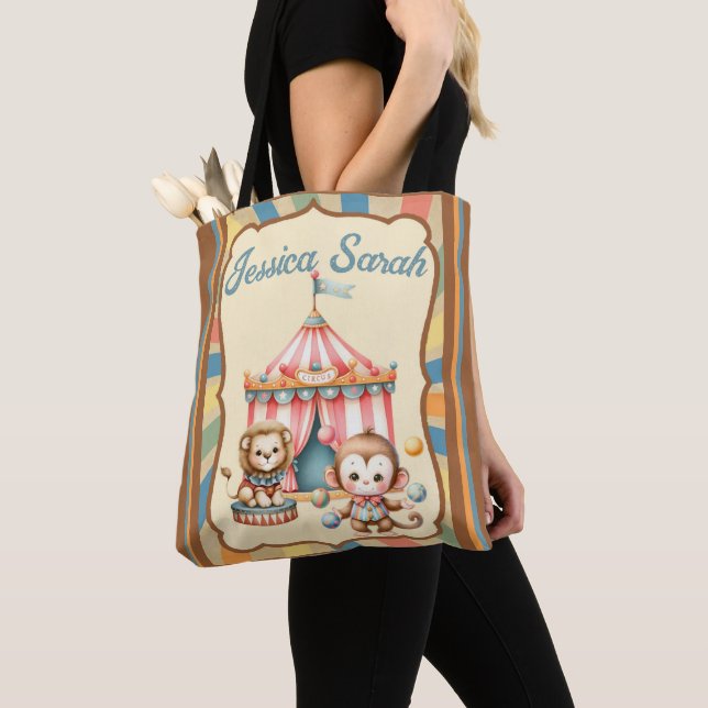 Baby Circus Tote Bag (Close Up)