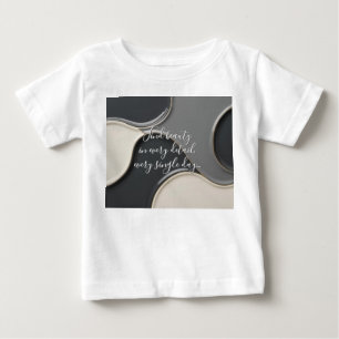 Baby classic t-shirt in stylish graphic