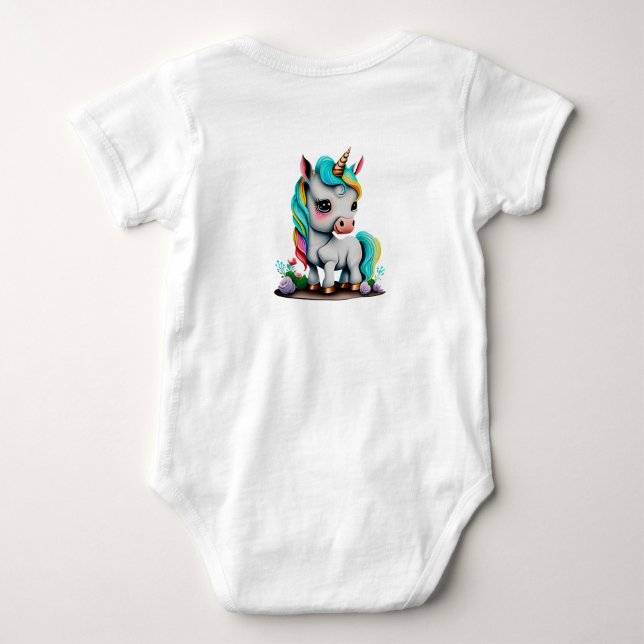 baby clothes bodysuit (Back)