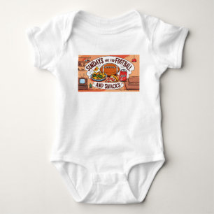 Baby Clothes-Football Bodysuit
