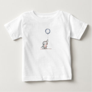 Baby Clothes T-Shirt - Luna and Her Balloon