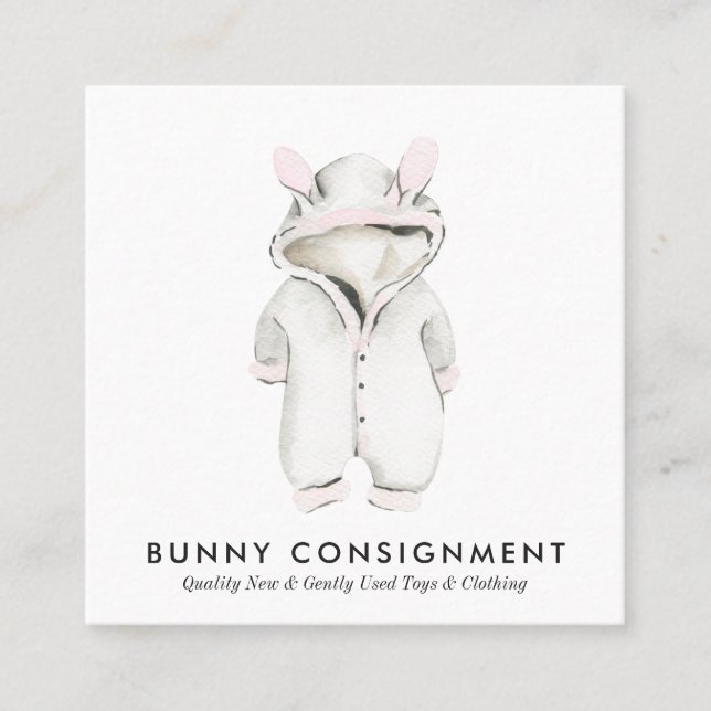 Baby Clothing Business Card (Front)