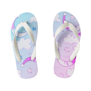 baby cloud moon gradient kid sandals