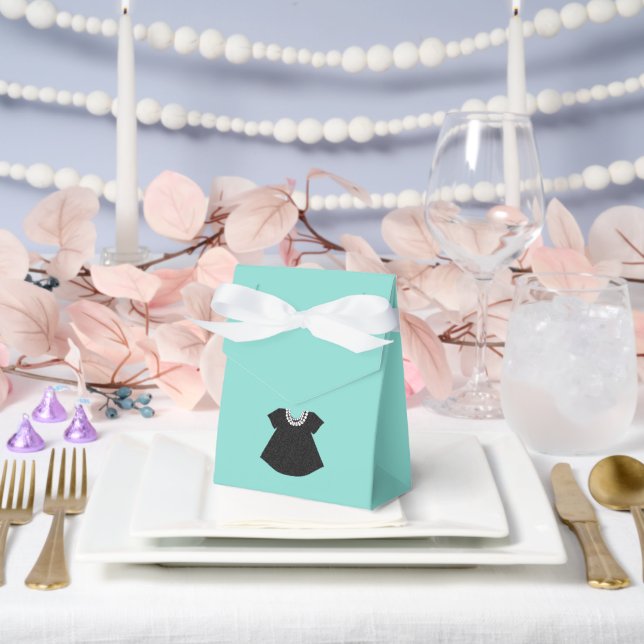 BABY & CO Little Black Dress Shower Sprinkle Party Favour Box (Wedding)