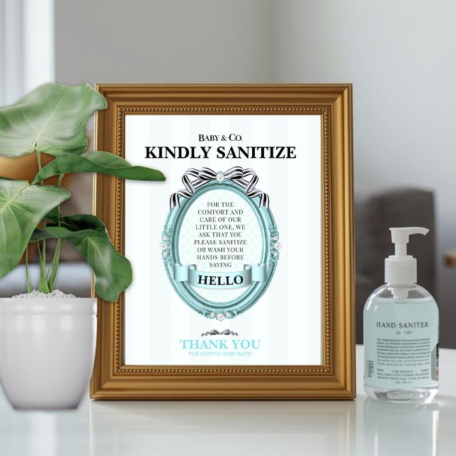 Baby & Co Sanitize Station Sign (Creator Uploaded)