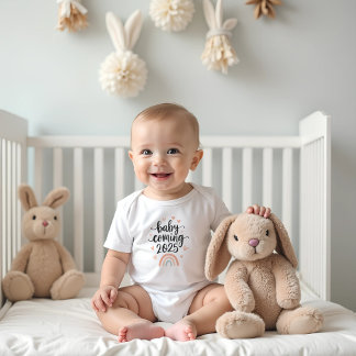 Baby Coming 2025 Rainbow Baby Bodysuit