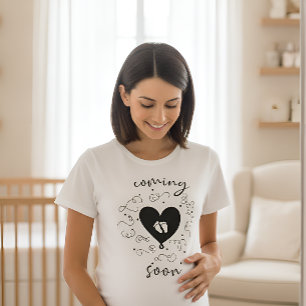 Baby Coming Soon Cute Pregnancy mum to be T-Shirt