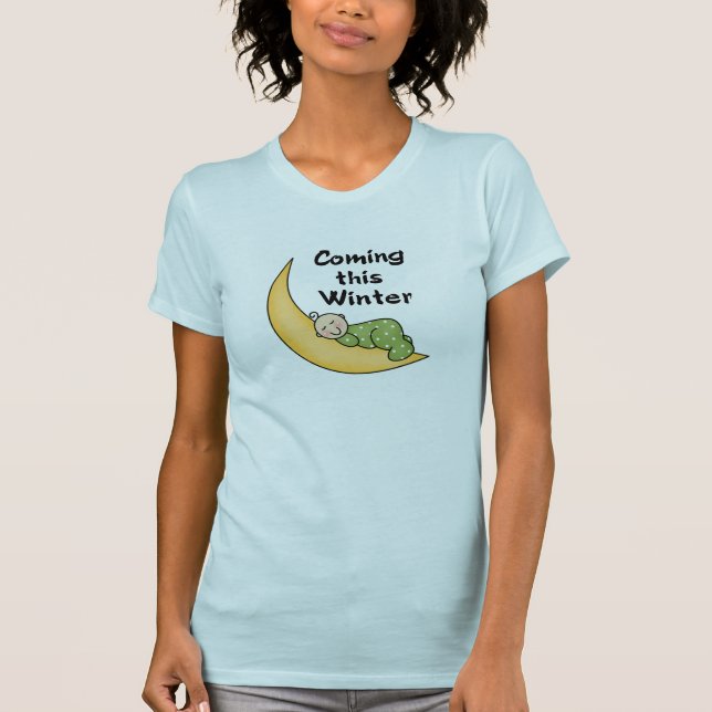 Baby Coming This Winter T-Shirt (Front)