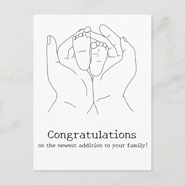 Baby Congratulations Card (Front)