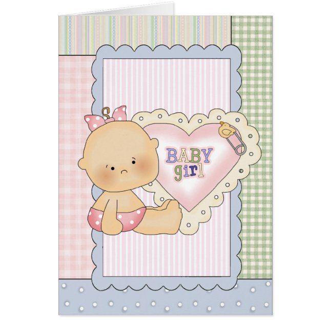 Baby Congratulations Card/Shower Invitation/Thank (Front)