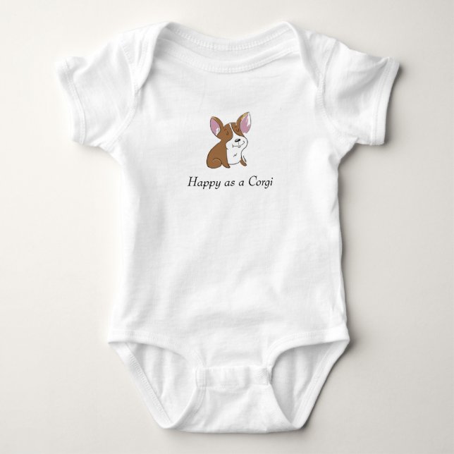 Baby Corgi Bodysuit (Front)