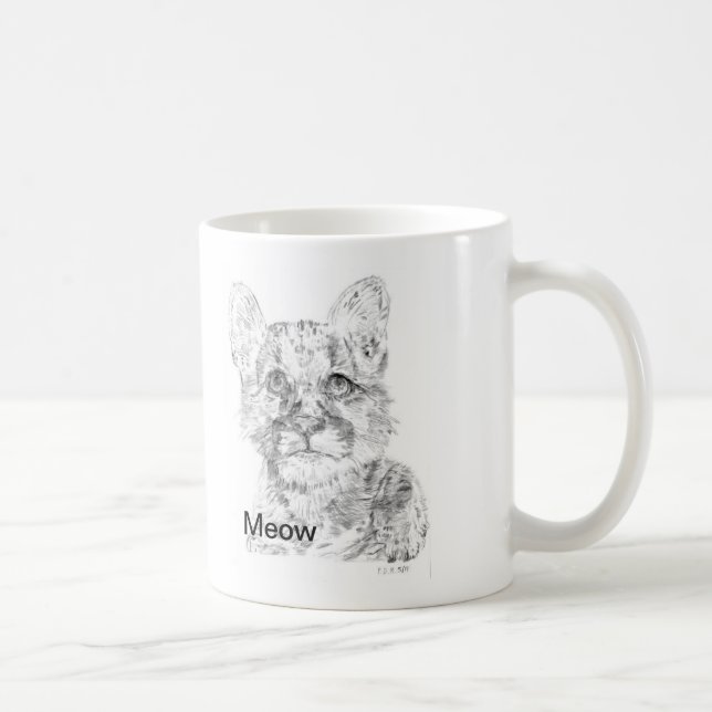 Baby Cougar Mug (Right)