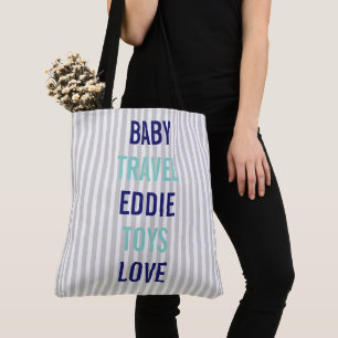BABY Couture Shower Sprinkle Personalised Travel Tote Bag