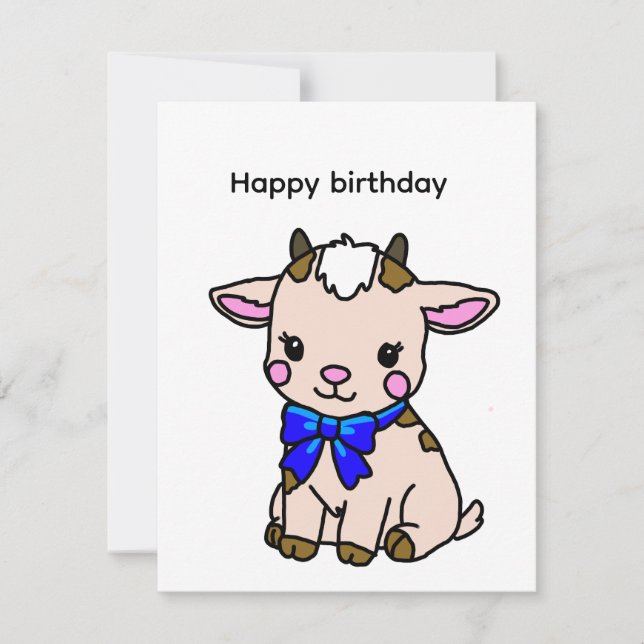 baby cow card (Front)