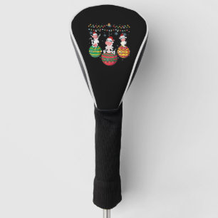 Baby Cow Christmas Golf Head Cover