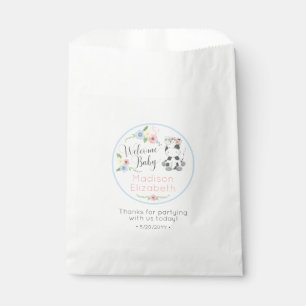 Baby Cow Floral Calf Welcome Baby Shower Party Favour Bags