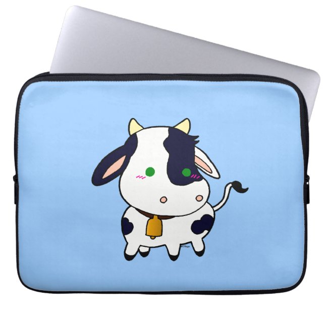 Baby Cow Laptop Sleeve (Front)