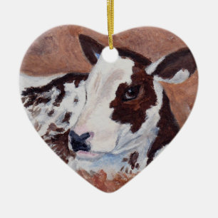 Baby Cow Ornament