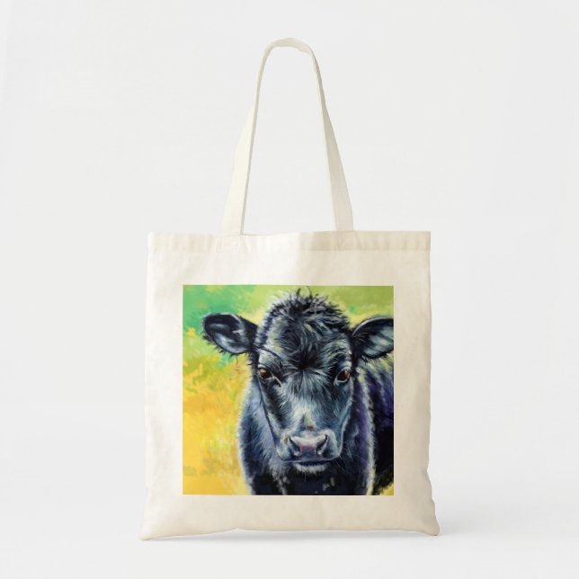 Baby Cow Tote Bag (Front)