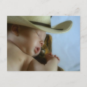 Baby Cowboy Postcard