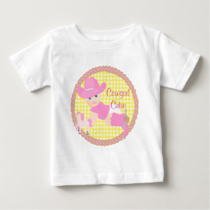 Baby Cowgirl Pink Hat Boots and Horse Tutu T-Shirt