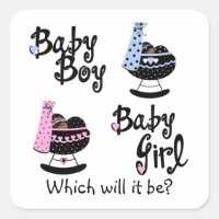 Baby Cradle African American Gender Reveal