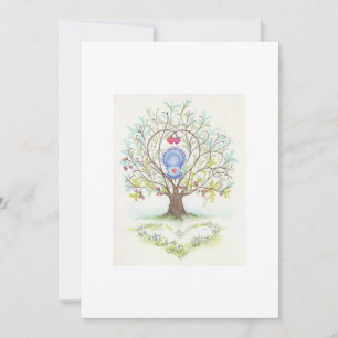 Baby Cradle in A Tree of Hearts and Love