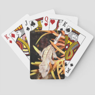 Baby Crested Gecko Playing Cards