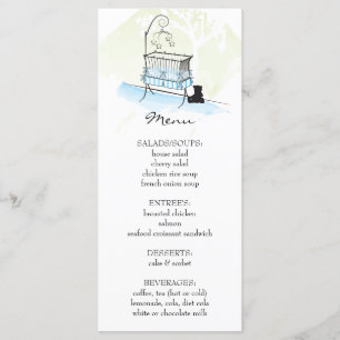 Baby Crib     Baby Shower Menu