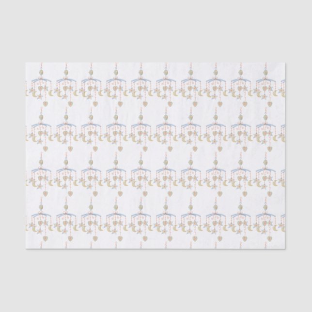 Baby Crib Mobile Tissue Paper (Front)