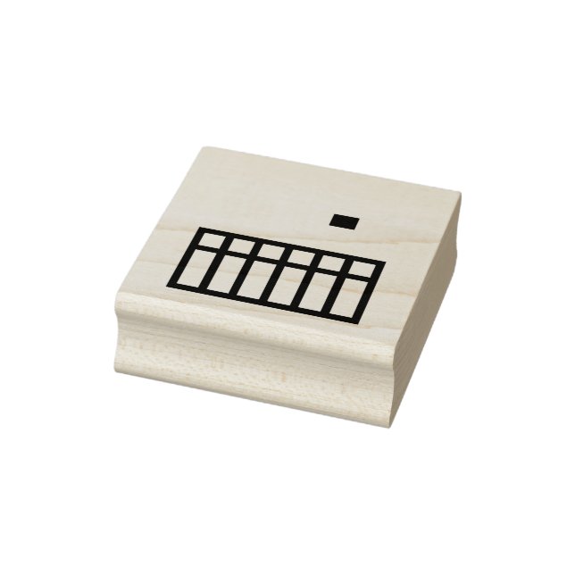 baby crib rubber stamp (Stamp)