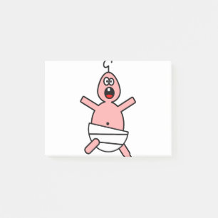 Baby Crying 2 Post-it Notes