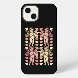 Baby Cupid Coquette bow Retro Valentines Day iPhone 13 Case