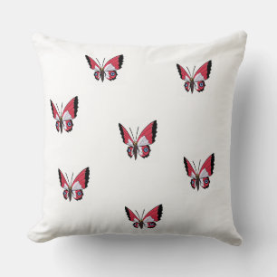 baby cushion with butterfly.