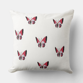 baby cushion with butterfly.
