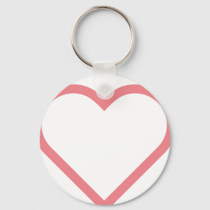 Baby Custom Name Heart Key Ring