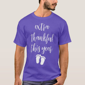 Baby Cute Thanksgiving Pregnancy Announcement Wome T-Shirt