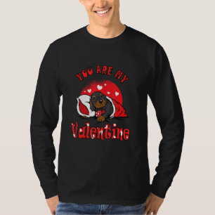 Baby Dachshund Comfort Blanket You Are My Valentin T-Shirt